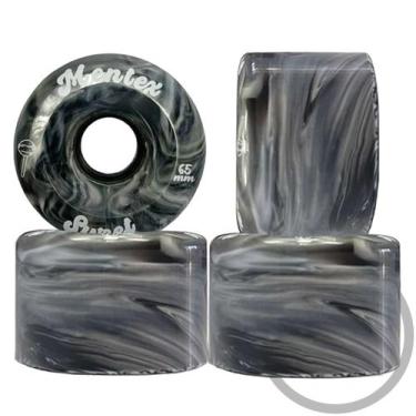 Imagem de Roda Skate Longboard MENTEX Sweet 65mm 85A PRO, Preto