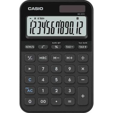 Imagem de Calculadora de Mesa Casio MS20YC 12 Dígitos Preta