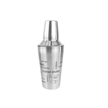 Imagem de Coqueteleira Inox Profissional 500ml Decorada Para Drinks Caipirinhas 