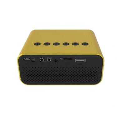 Imagem de Mini Projetor 1080p Aceita Pendrive Cartão De Memória Com Controle Rem