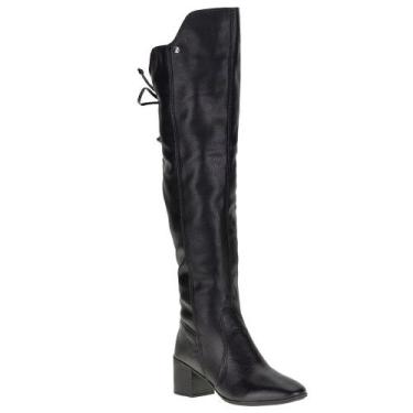 Imagem de Bota Feminina Bottero Couro Napa Ravena Preto 347805-6 Tamanho:36Cor:P