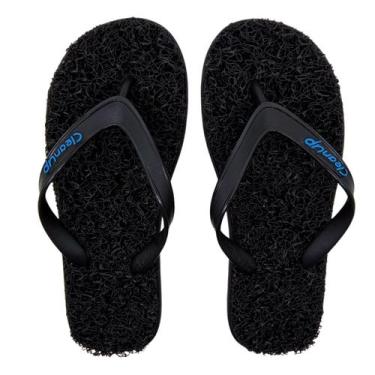 Imagem de Chinelo De Dedo Masculino CleanUp Esponja Flat Macio Tiras Largas CM20