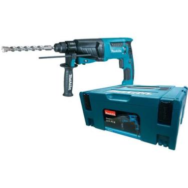 Imagem de Martelete combinado 26mm makita 830w com maleta hr2630j-220v, Azul, 22
