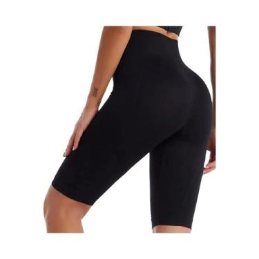 Imagem de Shorts Esportivos Femininos De Cintura Alta Para Ciclismo, Corrida, Yo