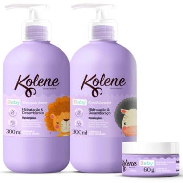 Imagem de Kit Kolene Baby Shampoo + Condicionador + Manteiga Corporal