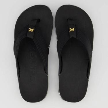 Imagem de Chinelo Kenner NK6 Pro Preto e Branco, 36-37