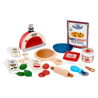 Imagem de Kit de Brinquedo Culinário Creative Chefs de Pizza com Forno com Luz e Cortador Funcional Azul Creative
