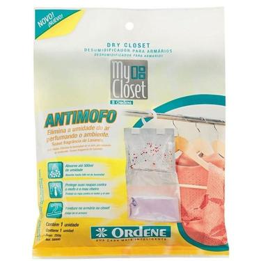 Imagem de Desumidificador Antimofo Dry Closet para Armário com Fragrância de Lavanda Cristais Absorventes 500ML Ordene