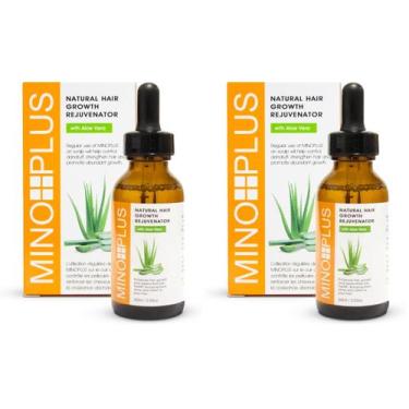 Imagem de Sérum para Crescimento Capilar MINO PLUS 60 ml com Aloe Vera, pacote c