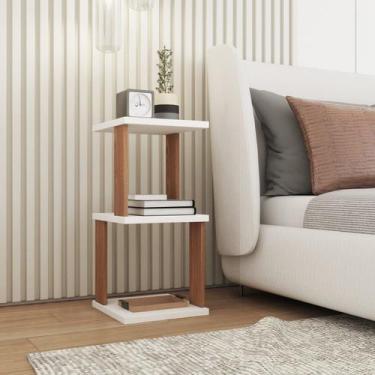 Imagem de Mesa de Cabeceira SPIN360 Branco - MVD