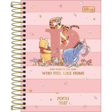 Imagem de Agenda Espiral Diária 129 x 187 cm Pooh 2027 Sortido