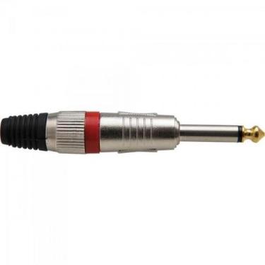 Imagem de Plug P10 Mono Metal Gold PGPZ0010 Vermelho Storm - PCT / 5