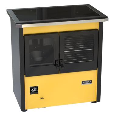 Imagem de Fogao a Pellets Venax n 1 Le Corbusier Amarelo 220V