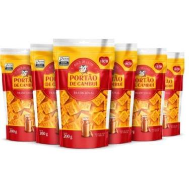Imagem de Kit 6 Doce de Leite Tradicional PORTÃO DO CAMBUI Pouch 200g - Portão D