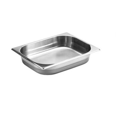 Imagem de Kit 10 Cuba Gastronomica Inox Gn 1-2 X 65mm - Brasinox