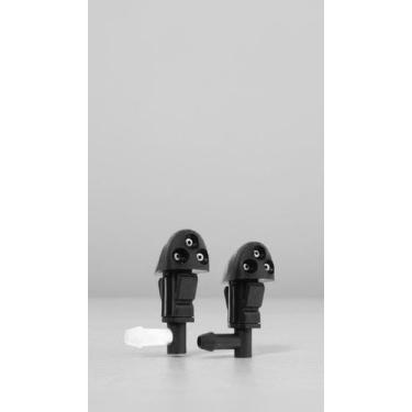 Imagem de Par Jato Água Parabrisa Plástico Preto - Congratulations Store