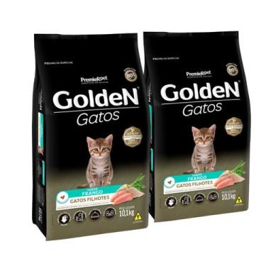 Imagem de Combo 2 Ração Premier Pet Golden Fórmula Gatos Filhotes Sabor Frango -