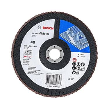 Imagem de Bosch Disco Flap Expert for Metal; 180mm G40; Curvo
