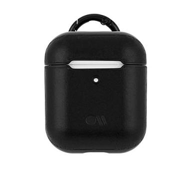 Imagem de Case-Mate - Capa para Airpods 1 – 2 – Couro – Compatível com Apple AirPods séries 1 e 2 – Couro preto