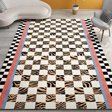 Imagem de Tapetes de área grande para decoração de interiores para meninos e meninas, quarto de crianças, tapete de chão antiderrapante de fibra de poliéster, tapete de ioga, sofá de veludo de cristal sem pelos para sala de estar