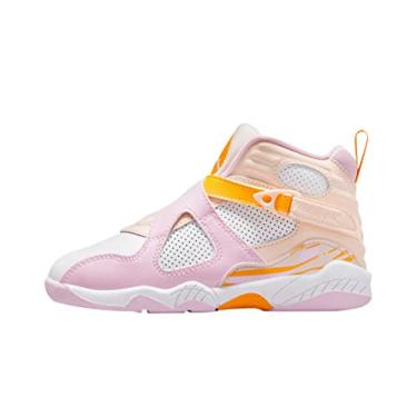 Imagem de Little Kids Jordan 8 Retro Artic Punch Orange Pearl/Lt Artic Pink (580529 816) - 13.5