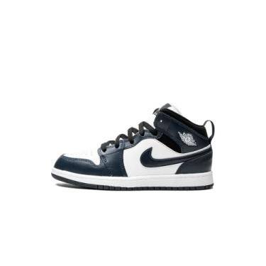 Imagem de Jordan Preschool Jordan 1 Mid TD 640734 411 Armory Navy - Size 1.5Y
