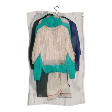 Imagem de Saco A Vacuo Organizador Com Cabide Guarda Casacos 67x109 G