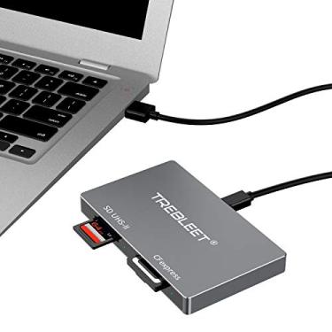 Imagem de Leitor de cartão CFexpress tipo B e SD 4.0 UHS-II USB 3.2 geração 2 10Gbps, compatível com Thunderbolt 3 USB3.1 e USB 3.0, suporta Windows/Mac OS