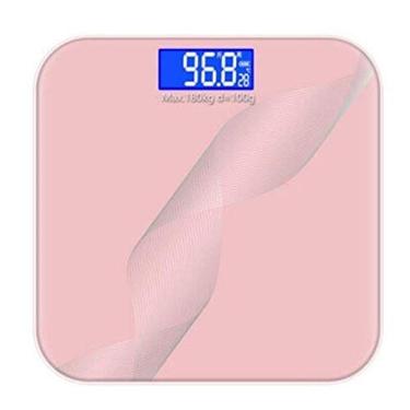 Imagem de balança de banheiro de padrão preciso digital de carregamento adulto casa saúde balança corporal medidor de peso unissexo durável