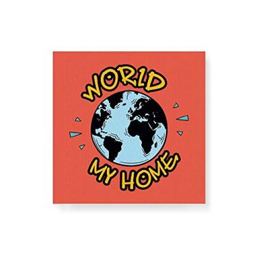 Imagem de Arte Maníacos Quadro Decorativo em Tela Canvas World My Home - 50x50cm