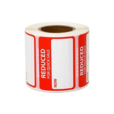 Imagem de Adesivos reduzidos par rápida para liquidação de varejo (pais), Reduced for Quick Sale, 4 Rolls