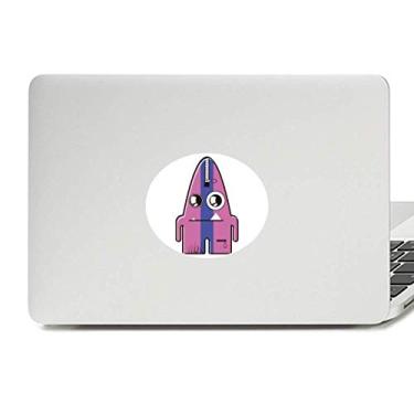 Imagem de Adesivo de notebook com emblema de vinil de monstro roxo listrado universo alienígena