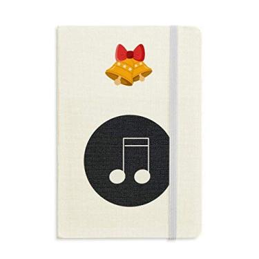 Imagem de Caderno de anotações musicais com demiquaver dobrado mas Jingling Bell