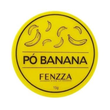 Imagem de Pó Banana Para Maquiagem Fixador Translucido Finalizador Fenzza
