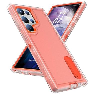 Imagem de Capa antiderrapante para celular de camada dupla para Samsung Galaxy S23 Ultra S 23 Plus S22 Ultra A54 A53 A14 A13 A04S Capas à prova de choque, laranja, para Galaxy A13 5G