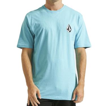 Imagem de Camiseta Volcom Deadly Stone WT23 Masculina Azul Claro