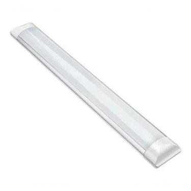 Imagem de Luminaria Led Slim 18w 3000k 60cm Blumenau Branco - Bivolt