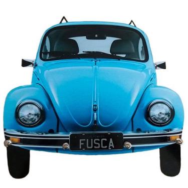 Imagem de Porta Chaves - Fusca Azul - Carro Antigo - Nostalgia - Retrofenna