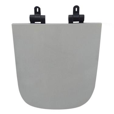Imagem de Assento Sanitário Poliéster para Louça Quadra/unic/axis deca Slow Close Cinza Fosco