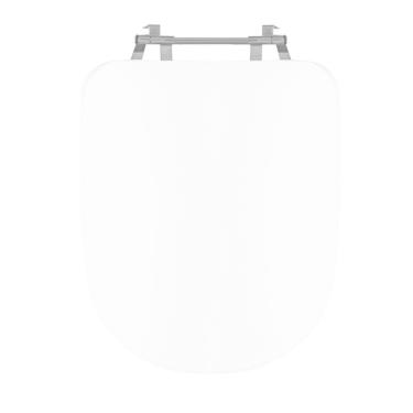 Imagem de Assento Sanitário Poliéster para Louça Duomo Plus deca Aço Branco
