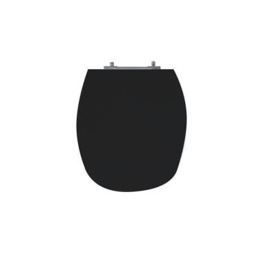 Imagem de Assento Sanitário Poliéster para Louça Thema incepa Aço Preto