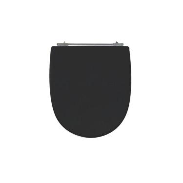 Imagem de Assento Sanitário Poliéster para Louça Calypso incepa Aço Preto