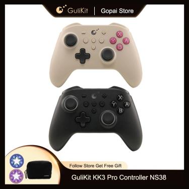 Imagem de Controlador GuliKit K3 Pro KingKong  Joysticks e Gatilhos Efeito Hall  Gamepad para Windows Nintendo