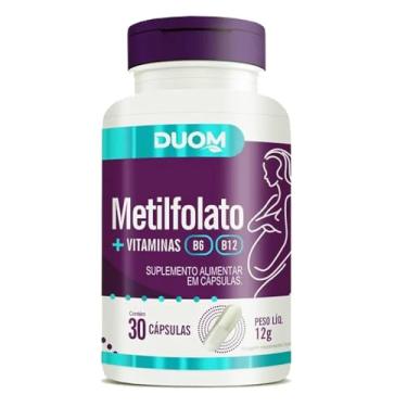 Imagem de Metilfolato + Vitaminas B6 e B12 30cps (1 ao dia) Duom