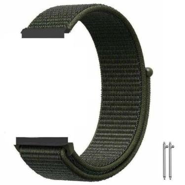 Imagem de Pulseiras NSmart em NYLON para Smartwatch compatíveis com Samsung Galaxy Watch 3 4 5 40mm 42mm 44mm 45mm 46mm - active 1 e 2 - Watch 46mm - Gear S3 Frontier - Amazfit GTR 2 / GTR 3 / GTR 4 / GTS / GTS 2 mini / GTS 3 / GTS 4 mini - BIP 3 - BIP S - Stratos 2 / Stratos 3 - Pace - Hawei GT - Nandos_Stor