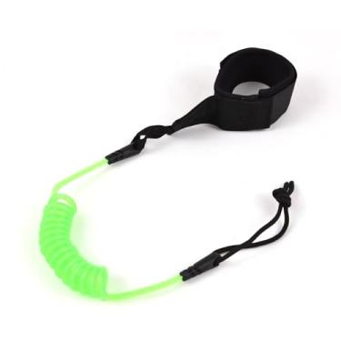Imagem de Trela de prancha de surf de 1,2 m / 4 pés enrolada Sup Leash Leg Corda Elástica de segurança ao ar livre SUP Strap