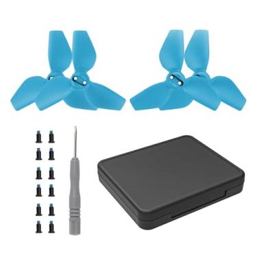 Imagem de 2Pair Propeller + Storage Case for DJI NEO Pocket Flying Camera 2016S,Quick-Release Blades Props Wings with Storage Box Compatible with DJI NEO Drone