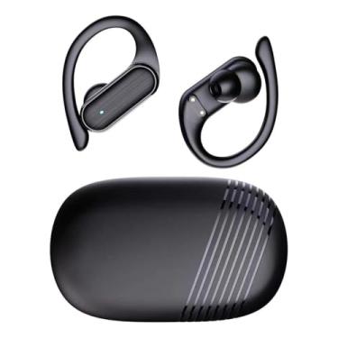 Imagem de Fone De Ouvido Esportivo Sem Fio Bluetooth Com Gancho Preto