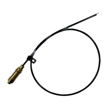 Imagem de Mecanismo de controle do acelerador para compressores de ar de motor a gás, estilo chicote de cabo (motores 3HP - 6.5HP, cabo de controle do acelerador de 45.7 cm)