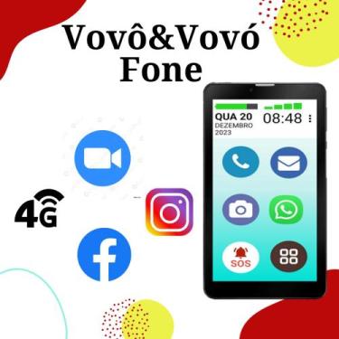 Imagem de Tablet vovô&vovófone 32gb 4g tela grande 10.1 faz ligação - 1841421031